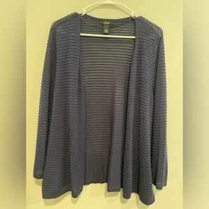 Alfani Navy Blue Open Cardigan Size XL